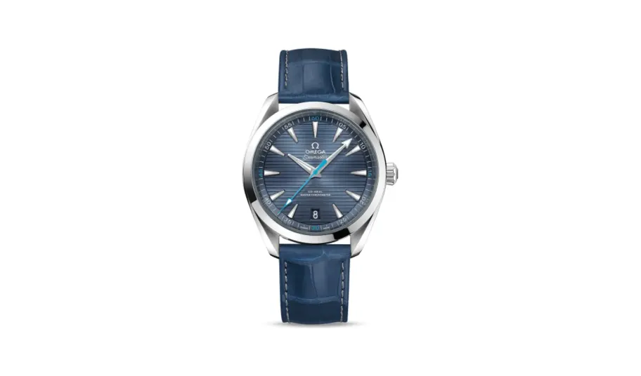 Omega Seamaster Aqua Terra 150M Master Chronometer 41 Stainless Steel / Blue / Alligator
