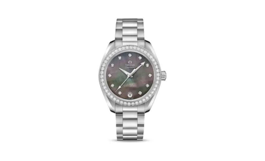 Omega Seamaster Aqua Terra 150M Master Chronometer 34 Stainless Steel / Diamond / Brown MOP / Bracelet