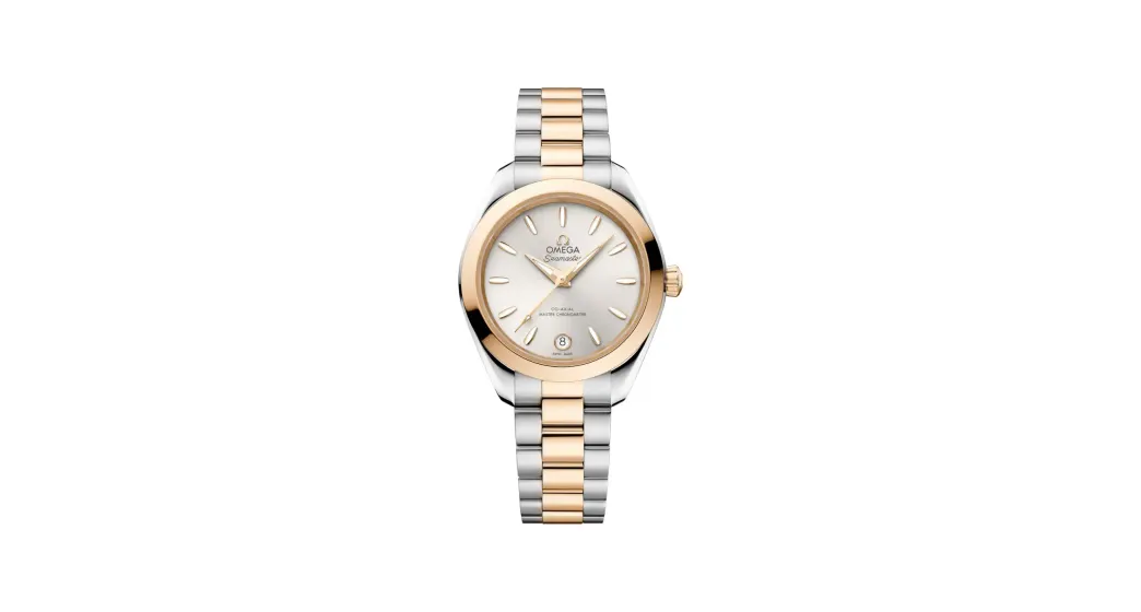 Omega Seamaster Aqua Terra 150M 30 mm, steel - Moonshine gold on steel - Moonshine gold