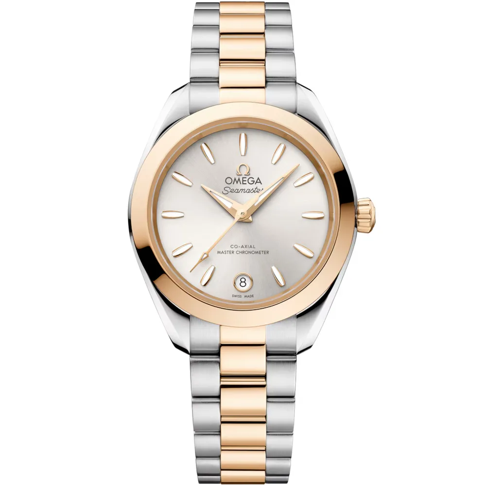 Omega Seamaster Aqua Terra 150M 30 mm, steel - Moonshine gold on steel - Moonshine gold