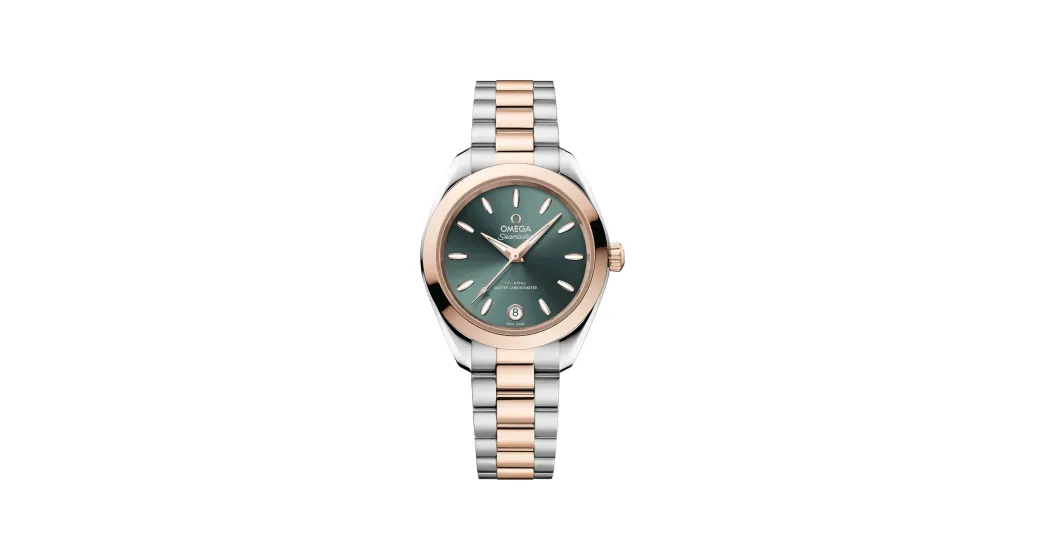 Omega Seamaster Aqua Terra 150M 30 mm, steel - Sedna gold on steel - Sedna gold