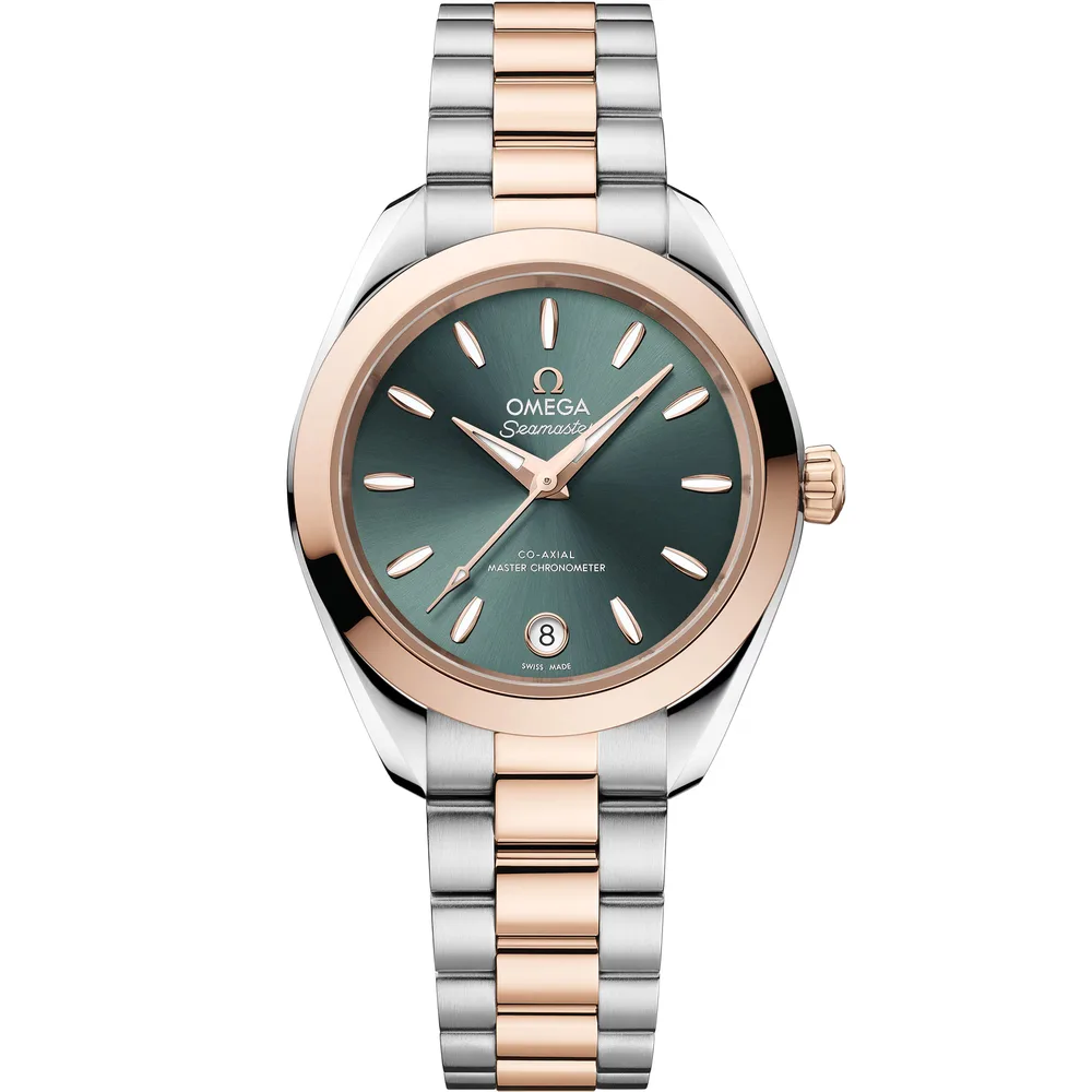 Omega Seamaster Aqua Terra 150M 30 mm, steel - Sedna gold on steel - Sedna gold