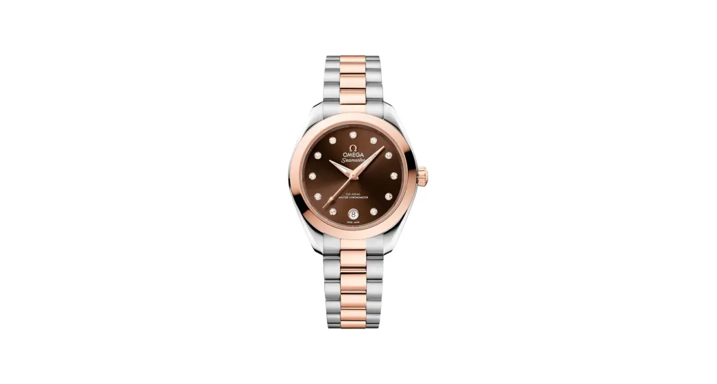 Omega Seamaster Aqua Terra 150M 30 mm, steel - Sedna gold on steel - Sedna gold