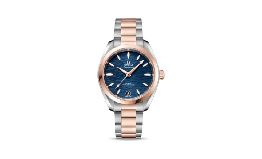 Omega Seamaster Aqua Terra 150M Master Chronometer 34 Stainless Steel / Sedna Gold / Blue-Waves / Bracelet
