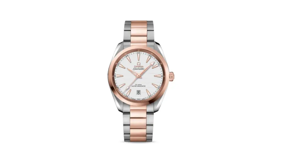 Omega Seamaster Aqua Terra 150M Master Chronometer 38 Stainless Steel / Sedna Gold / Silver / Bracelet