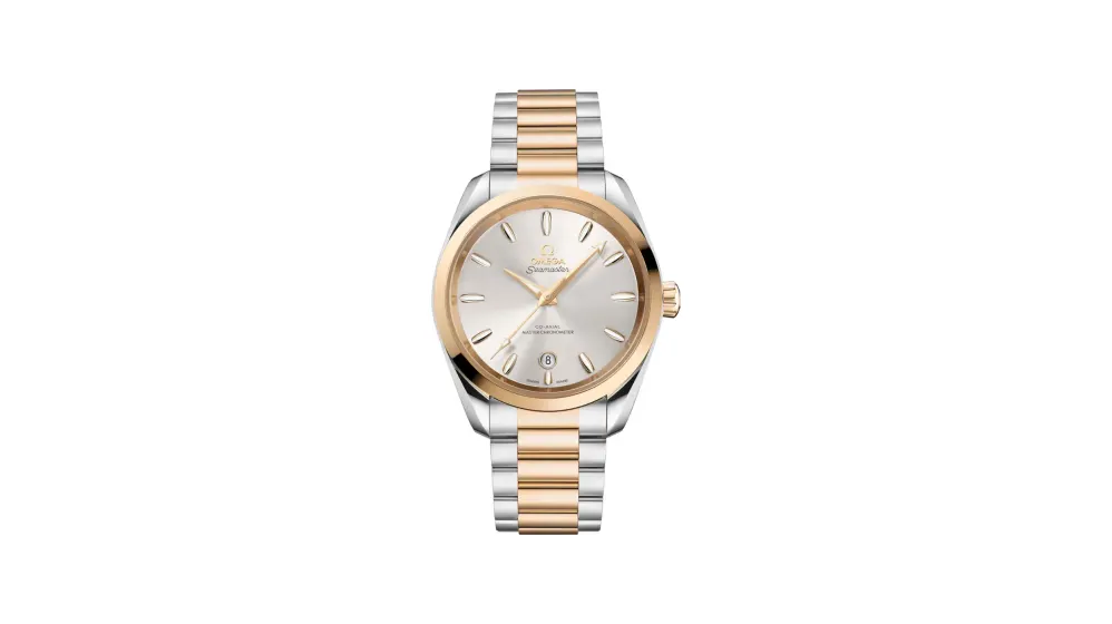 Omega Seamaster Aqua Terra Shades 38 mm, steel ‑ Moonshine™ gold on steel ‑ Moonshine™ gold