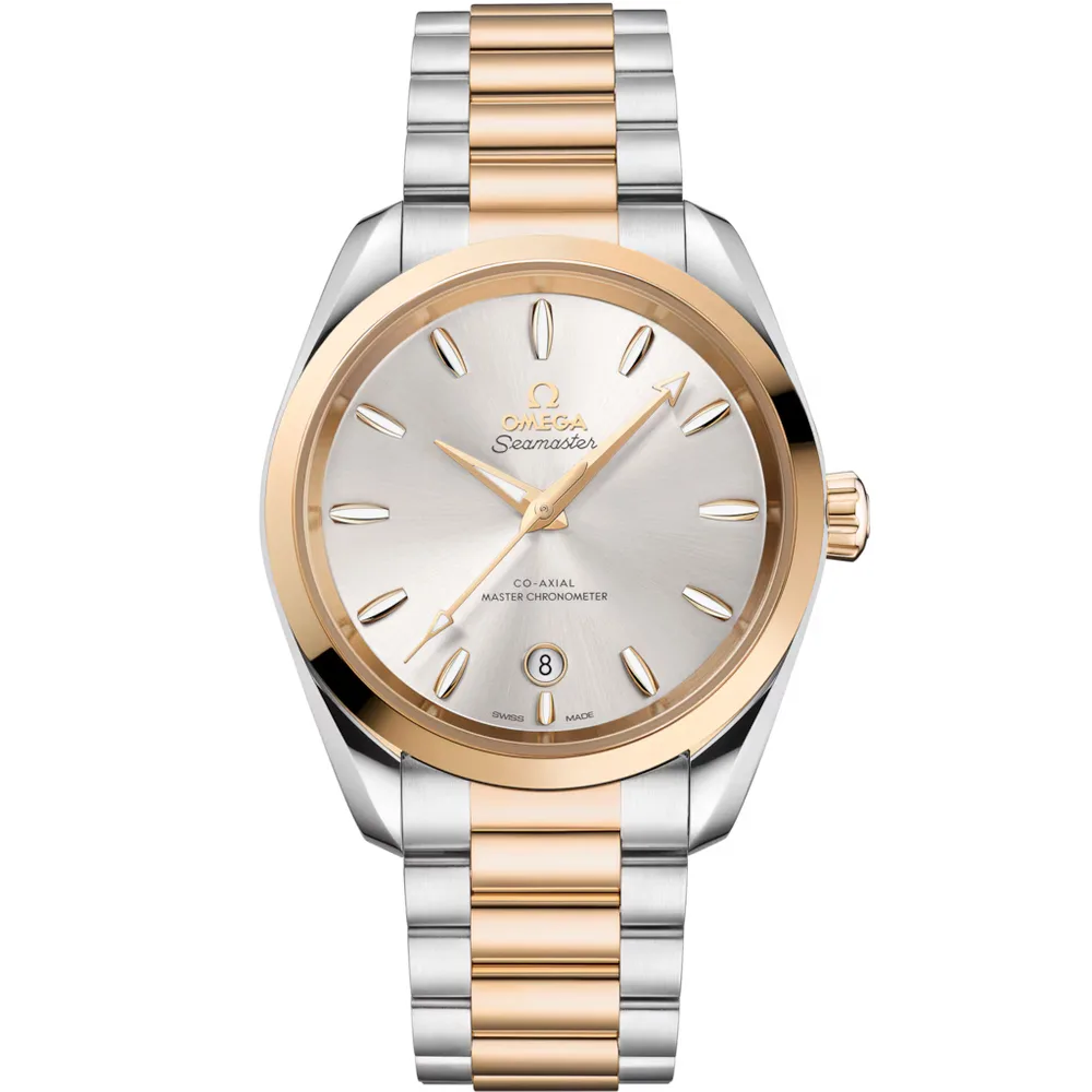 Omega Seamaster Aqua Terra Shades 38 mm, steel ‑ Moonshine™ gold on steel ‑ Moonshine™ gold