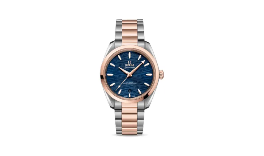 Omega Seamaster Aqua Terra 150M Master Chronometer 38 Stainless Steel / Sedna Gold / Blue-Waves / Bracelet