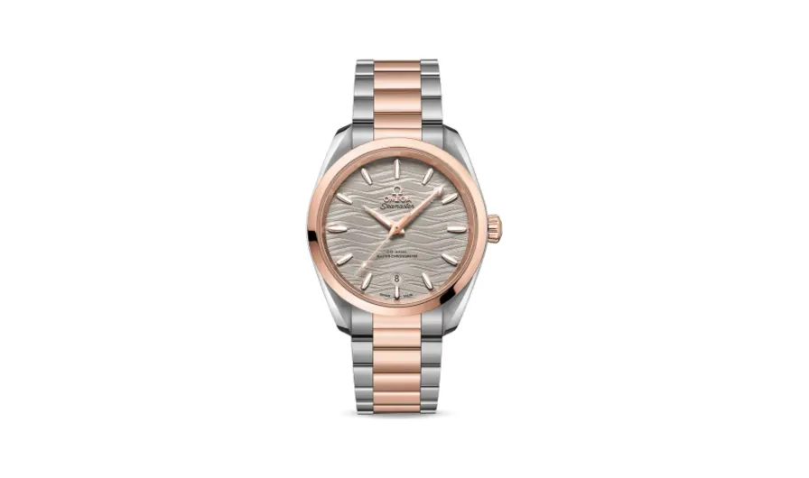 Omega Seamaster Aqua Terra 150M Master Chronometer 38 Stainless Steel / Sedna Gold / Grey-Waves / Bracelet