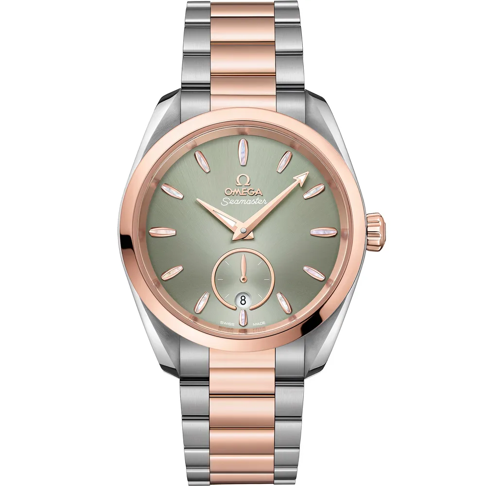 Omega Seamaster Aqua Terra 150M 38 mm, steel ‑ Sedna™ gold on steel ‑ Sedna™ gold