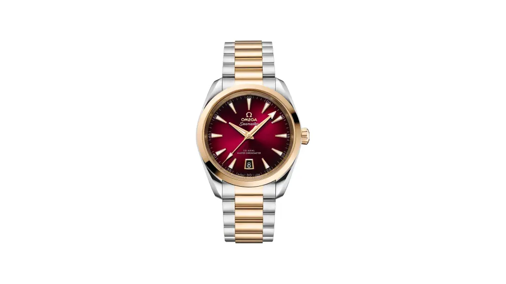 Omega Seamaster Aqua Terra 150M 38 mm, steel ‑ Moonshine™ gold on steel ‑ Moonshine™ gold