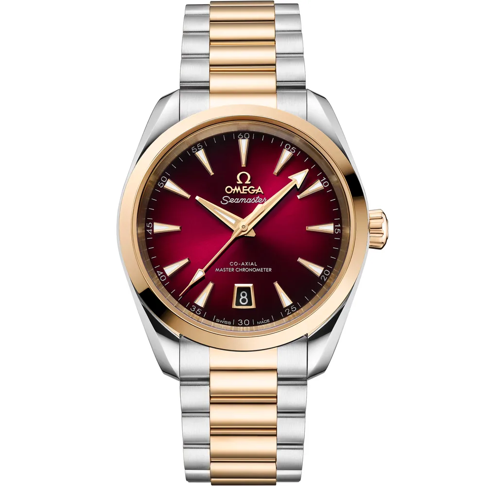 Omega Seamaster Aqua Terra 150M 38 mm, steel ‑ Moonshine™ gold on steel ‑ Moonshine™ gold
