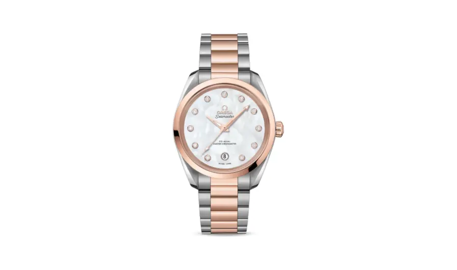 Omega Seamaster Aqua Terra 150M Master Chronometer 38 Stainless Steel / Sedna Gold / MOP / Bracelet