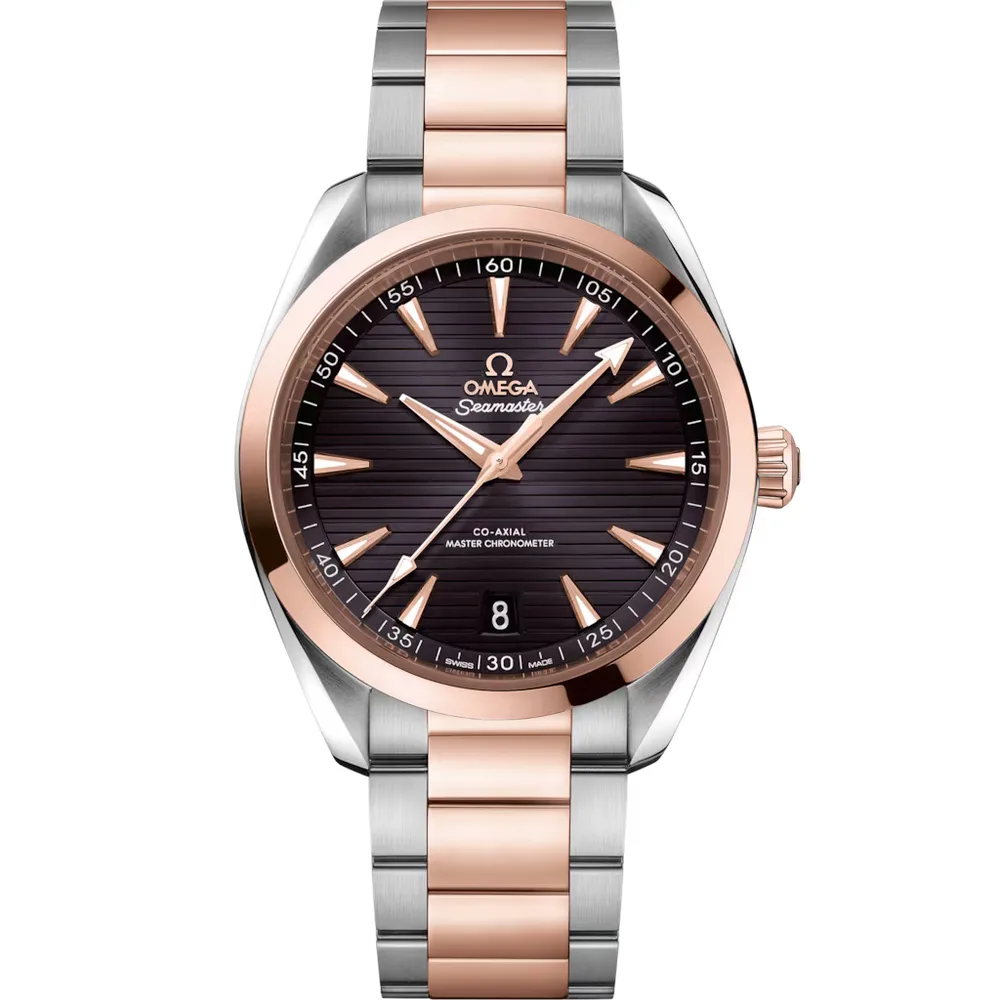 Omega Seamaster Aqua Terra 150M 41 mm, steel – Sedna™ gold on steel – Sedna™ gold