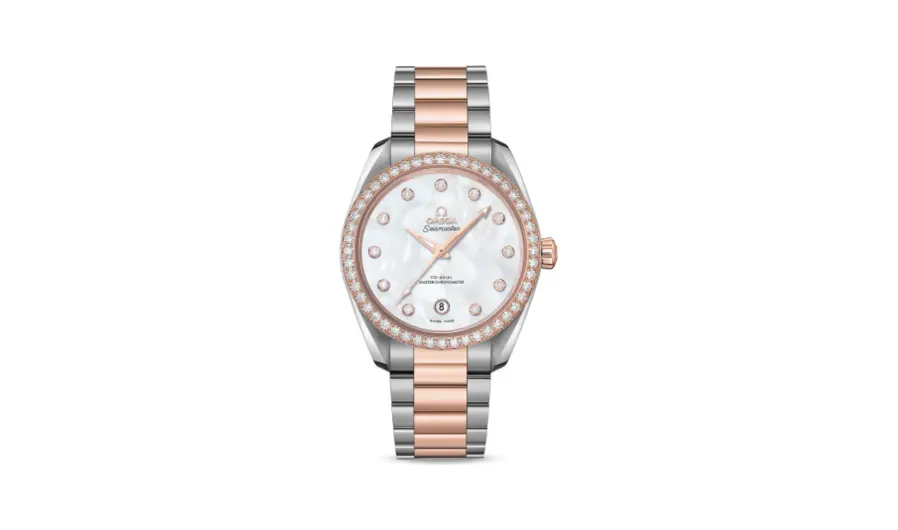 Omega Seamaster Aqua Terra 150M Master Chronometer 38 Stainless Steel / Sedna Gold / Diamond / MOP / Bracelet