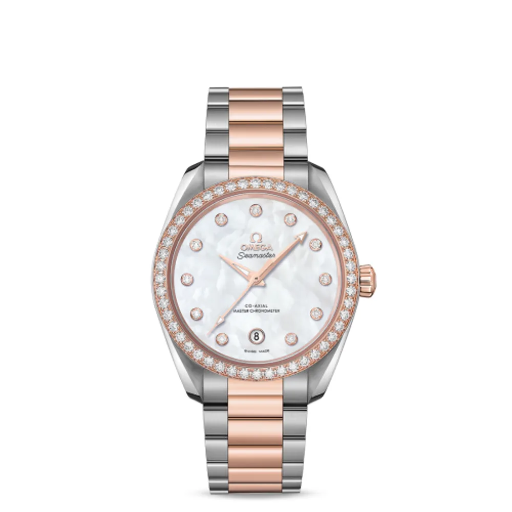 Omega Seamaster Aqua Terra 150M Master Chronometer 38 Stainless Steel / Sedna Gold / Diamond / MOP / Bracelet