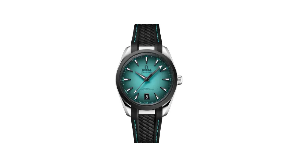 Omega Seamaster Aqua Terra 150M 38 mm, steel on rubber strap