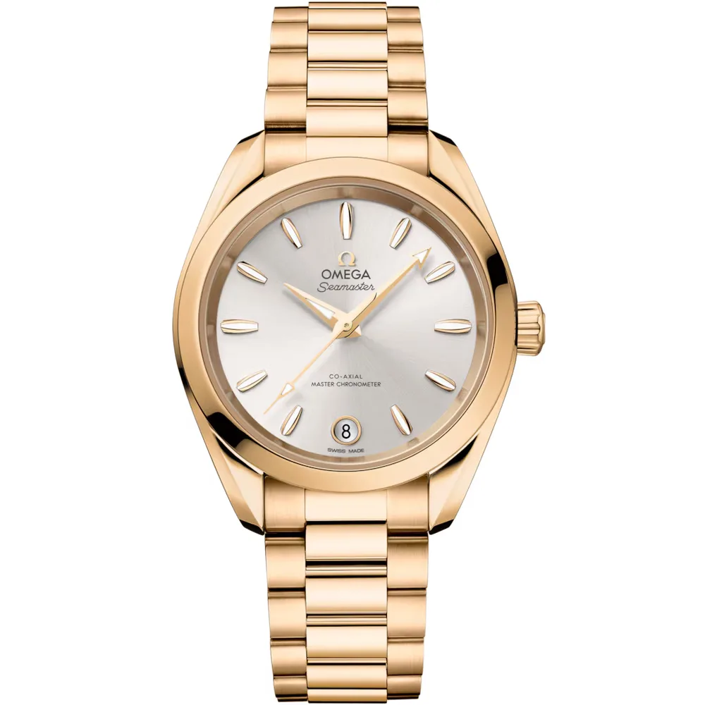 Omega Seamaster Aqua Terra Shades 34 mm, Moonshine™ gold on Moonshine™ gold