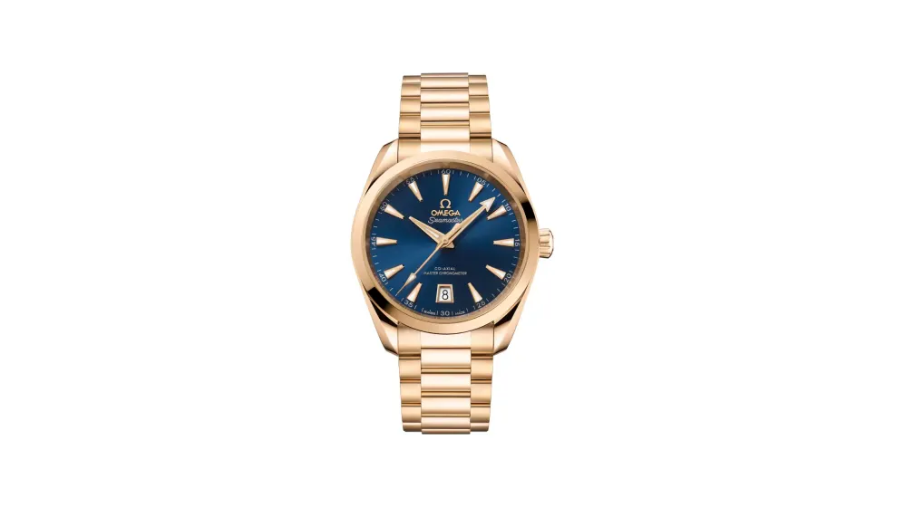 Omega Seamaster Aqua Terra 150M 38 mm, Moonshine™ gold on Moonshine™ gold
