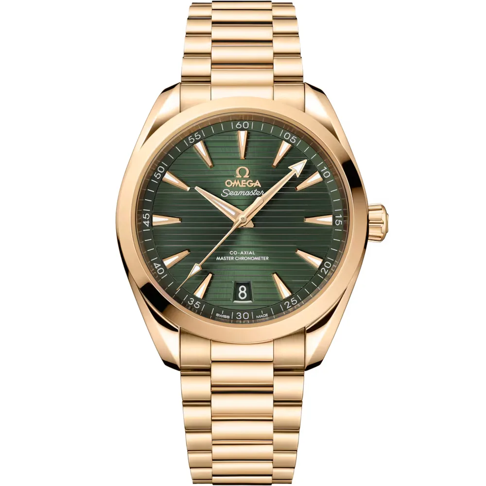 Omega Seamaster Aqua Terra 150M 41 mm, Moonshine™ gold on Moonshine™ gold