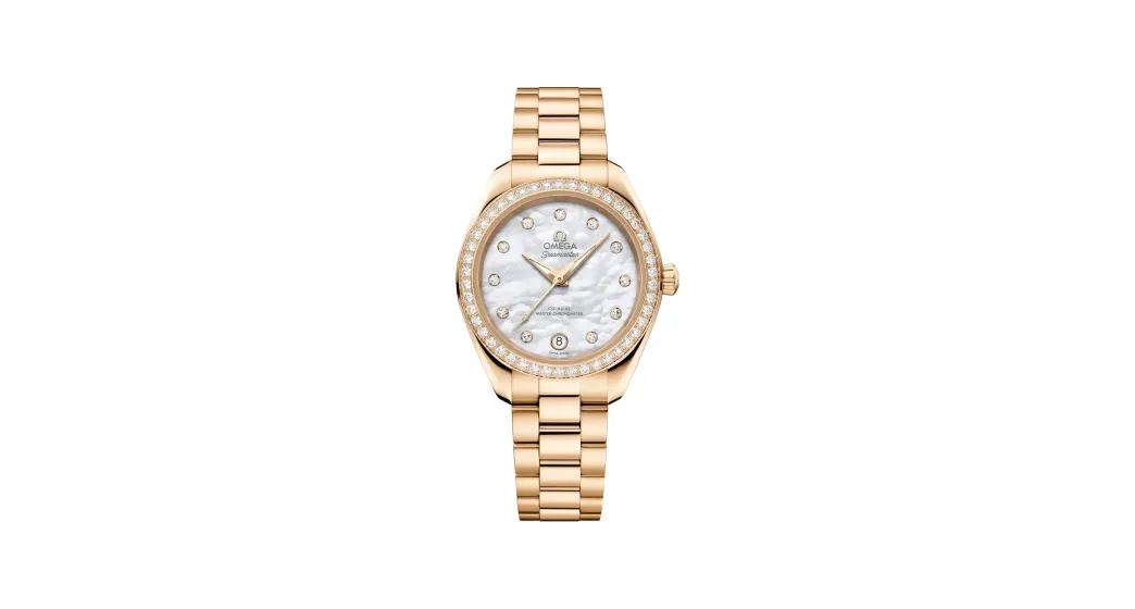 Omega Seamaster Aqua Terra 150M 30 mm, Moonshine gold on Moonshine gold