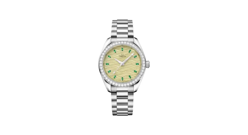 Omega Seamaster Aqua Terra 150M Master Chronometer 34 Canopus Gold - Diamond / Champagne / Bracelet