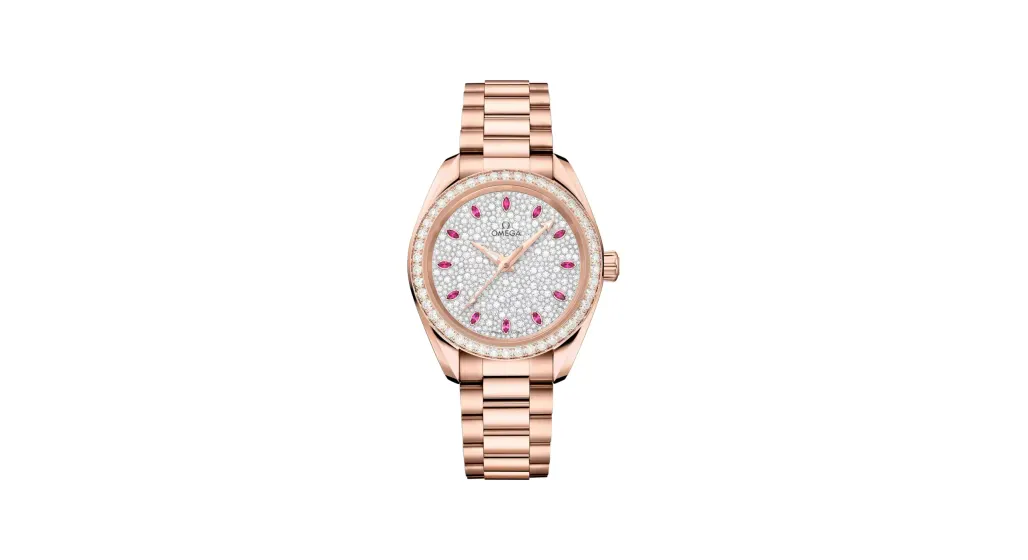 Omega Seamaster Aqua Terra 150M 34 mm, Sedna™ gold on Sedna™ gold