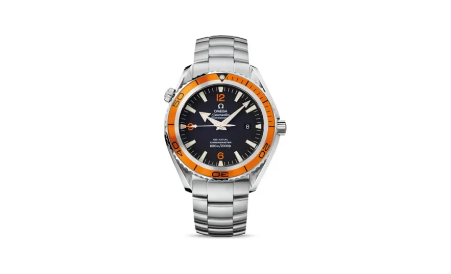 Omega Seamaster Planet Ocean 600M Co-Axial 45.5 Stainless Steel / Orange / Bracelet