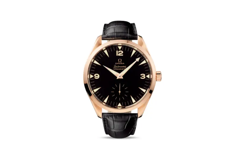 Omega Seamaster Aqua Terra 150M Hand Wound 49.2 Railmaster Red Gold / Brown Alligator