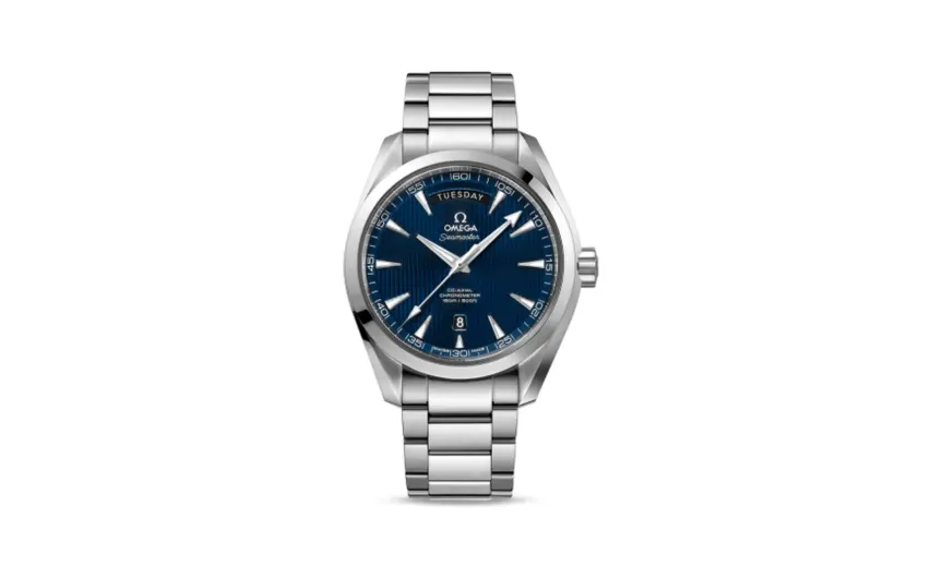 Omega Seamaster Aqua Terra 150m Co-Axial 41.5 Day-Date Stainless Steel / Blue / Bracelet