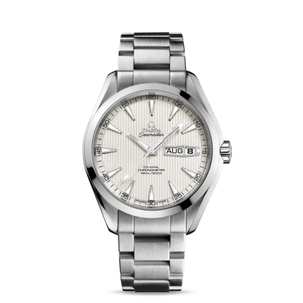 Omega Seamaster Aqua Terra 150m Co-Axial 43 Annual Calendar Stainless Steel / Silver / Bracelet