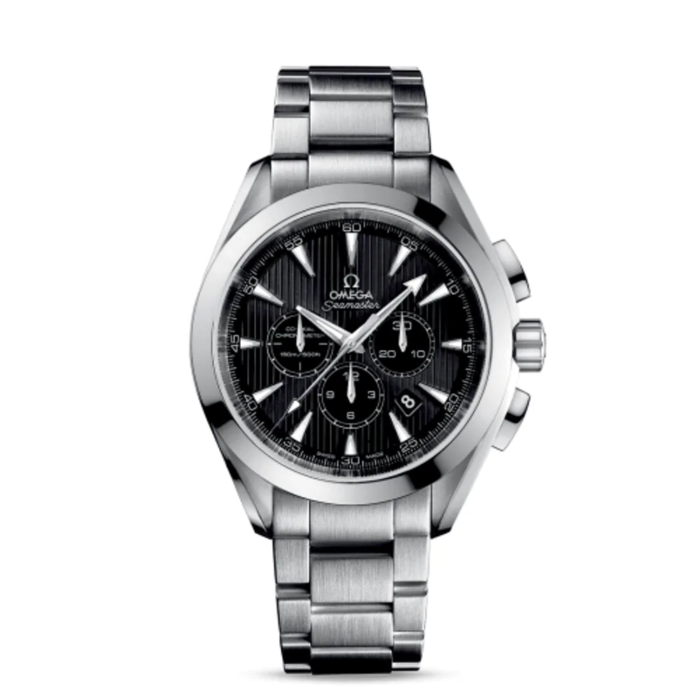Omega Seamaster Aqua Terra 150M Co-Axial 44 Chronograph Stainless Steel / Black / Bracelet