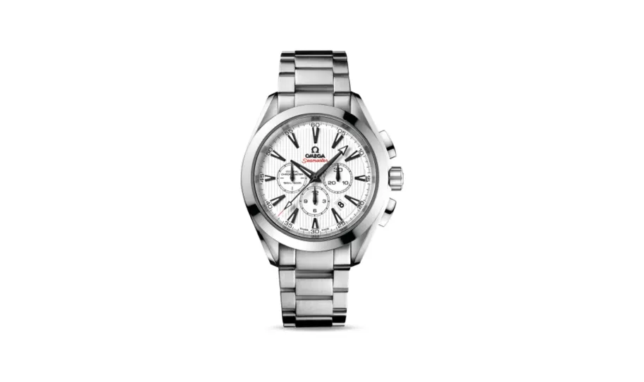 Omega Seamaster Aqua Terra 150M Co-Axial 44 Chronograph Co-Axial Stainless Steel / White / Bracelet