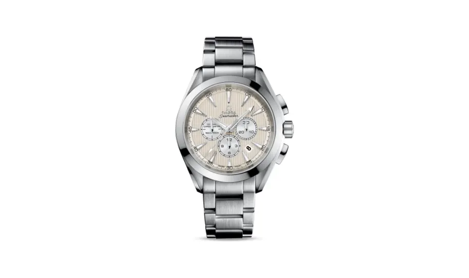 Omega Seamaster Aqua Terra 150M Co-Axial 44 Chronograph Stainless Steel / Ivory / Bracelet