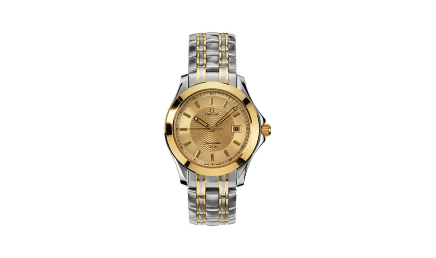 Omega Seamaster 120M Quartz 41 Stainless Steel / Yellow Gold / Champagne / Bracelet