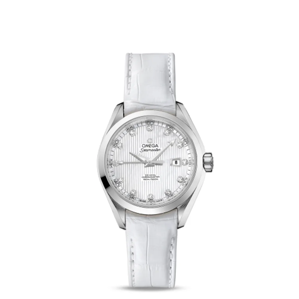 Omega Seamaster Aqua Terra 150M Co-Axial 34 Stainless Steel / White