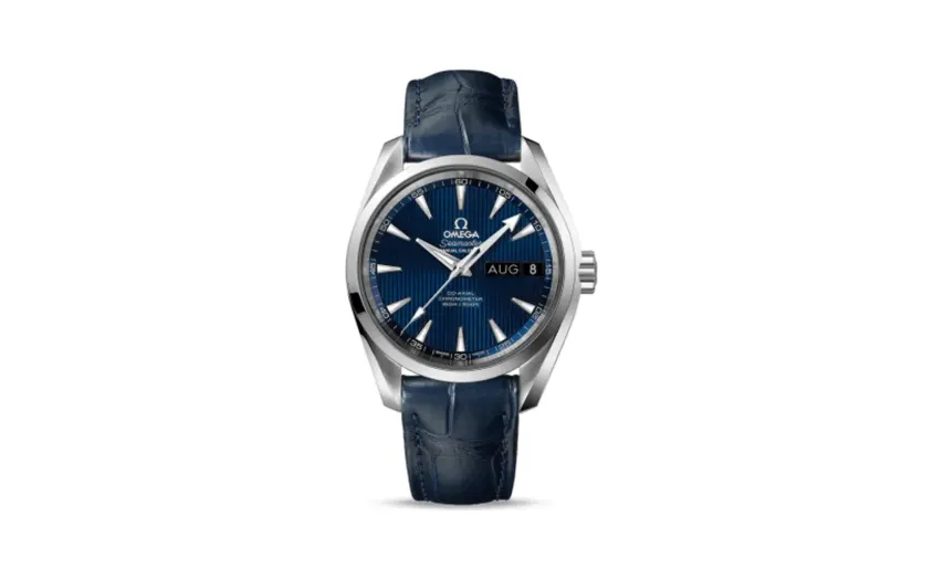Omega Seamaster Aqua Terra 150M Co-Axial 38.5 Annual Calendar Stainless Steel / Blue
