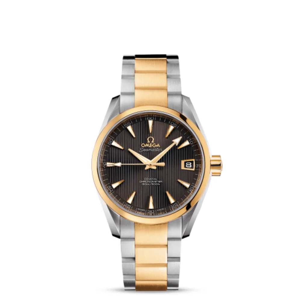 Omega Seamaster Aqua Terra 150M Co-Axial 38.5 Stainless Steel / Yellow Gold / Grey / Bracelet