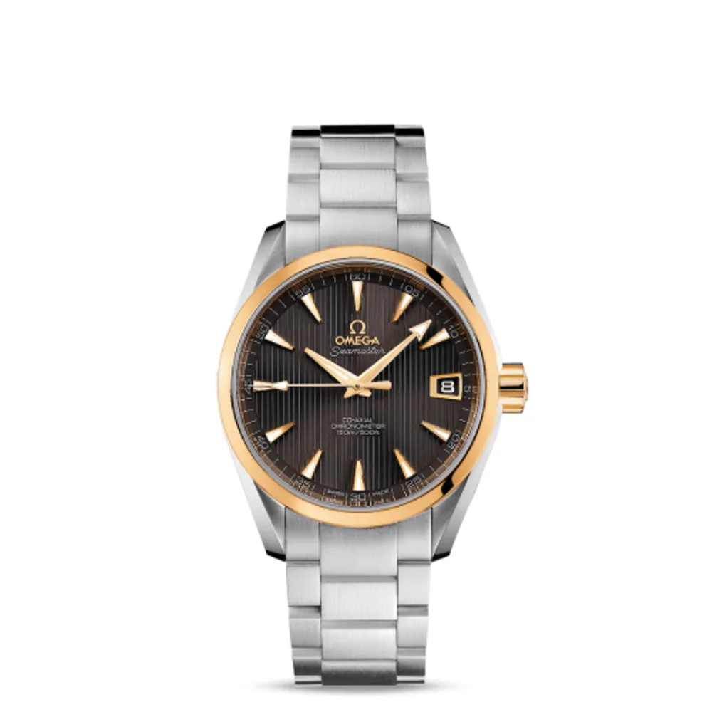 Omega Seamaster Aqua Terra 150M Co-Axial 38.5 Stainless Steel / Yellow Gold / Grey / Bracelet