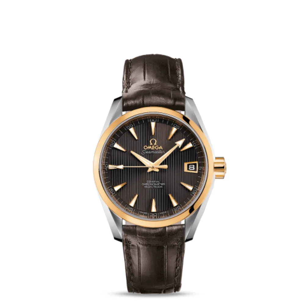 Omega Seamaster Aqua Terra 150M Co-Axial 38.5 Stainless Steel / Yellow Gold / Grey