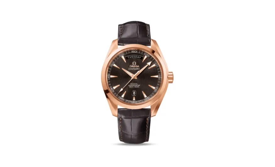 Omega Seamaster Aqua Terra 150m Co-Axial 41.5 Day-Date Red Gold / Grey
