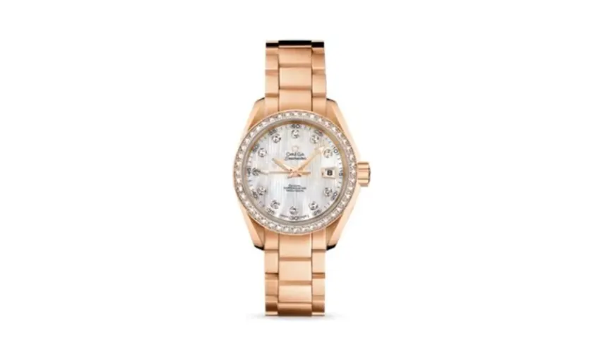 Omega Seamaster Aqua Terra 150M Co-Axial 30 Red Gold / Diamond / MOP / Bracelet