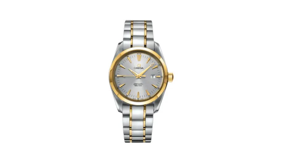 Omega Seamaster Aqua Terra 150M Quartz 36.2 Yellow Gold / Black