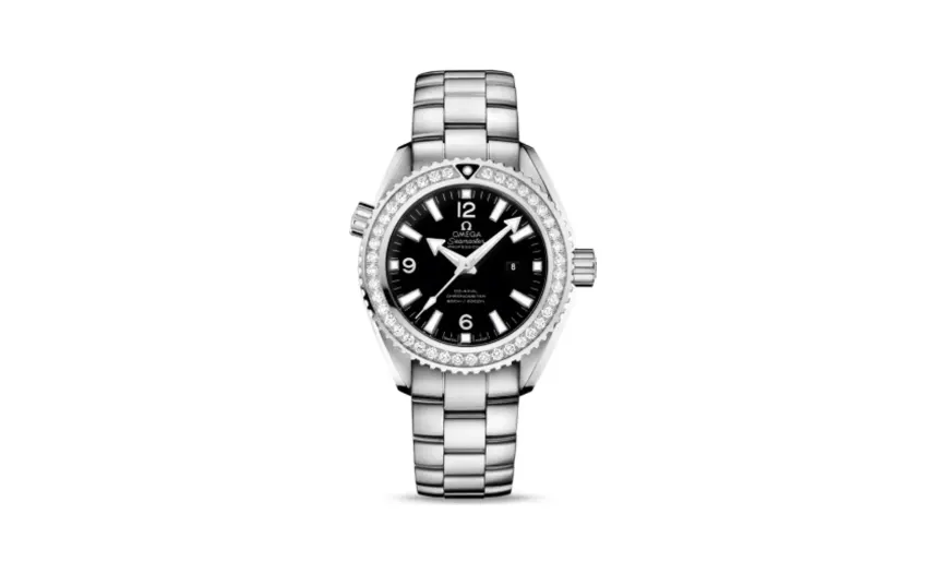 Omega Seamaster Planet Ocean 600M Co-Axial 37.5 Stainless Steel / Diamond / Black / Bracelet
