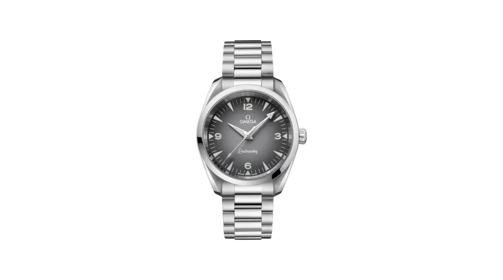 Omega Seamaster Railmaster 38 mm, steel on steel