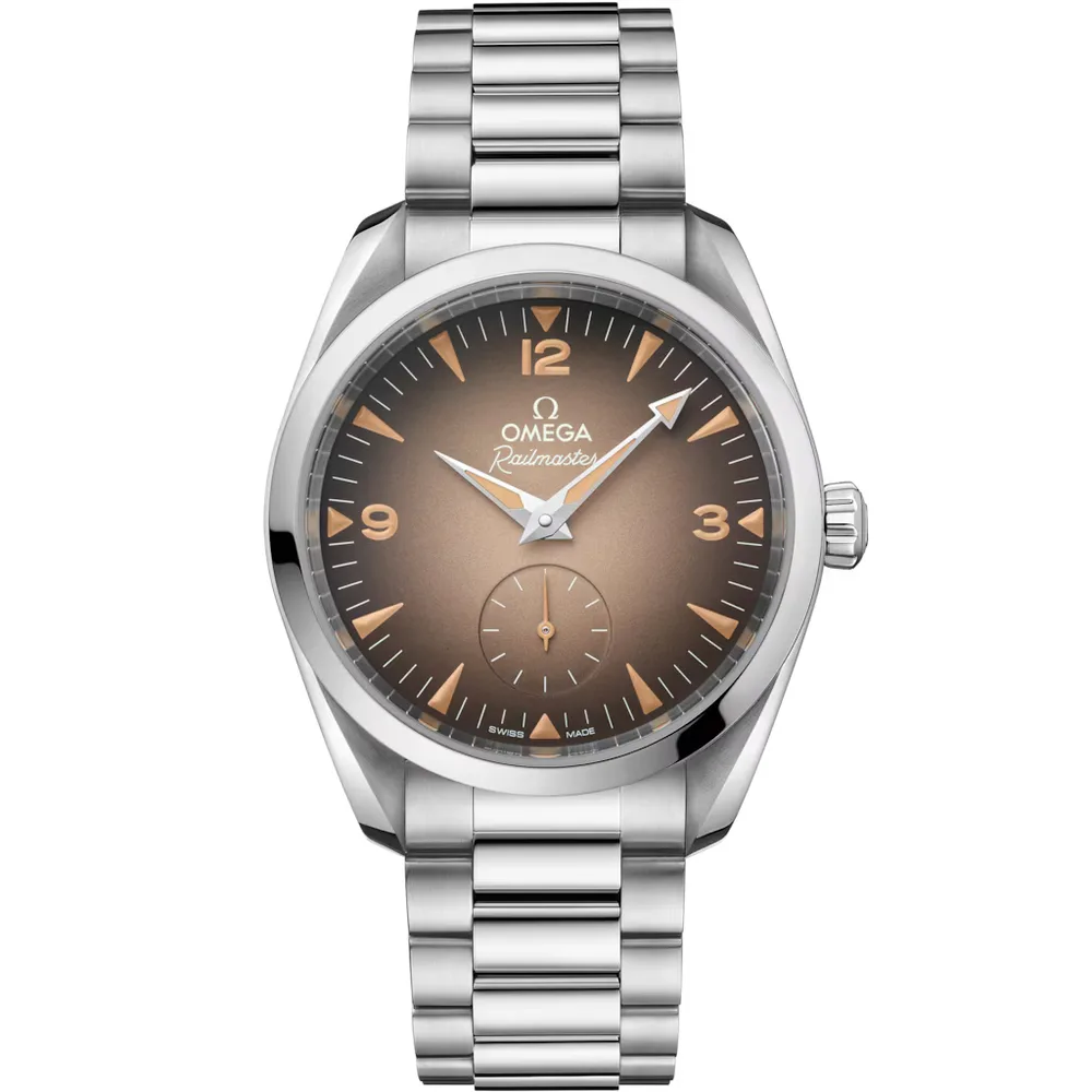 Omega Seamaster Railmaster 38 mm, steel on steel