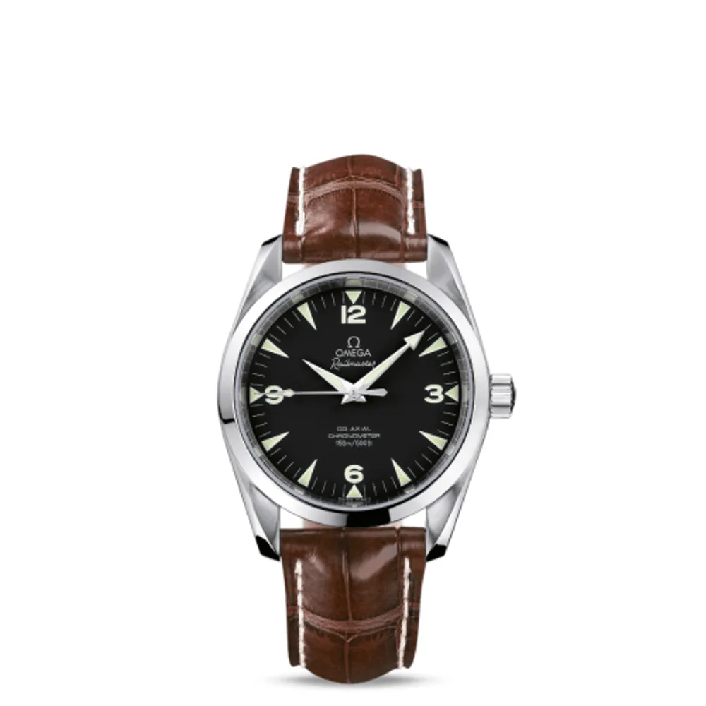 Omega Seamaster Aqua Terra 150M Co-Axial 36.2 Railmaster / Brown Alligator