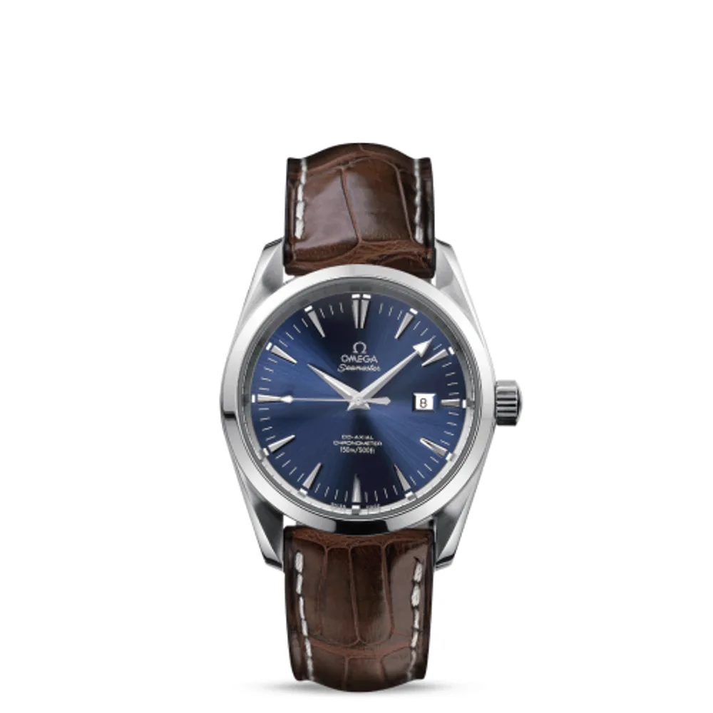 Omega Seamaster Aqua Terra 150M Co-Axial 36.2 Stainless Steel / Blue