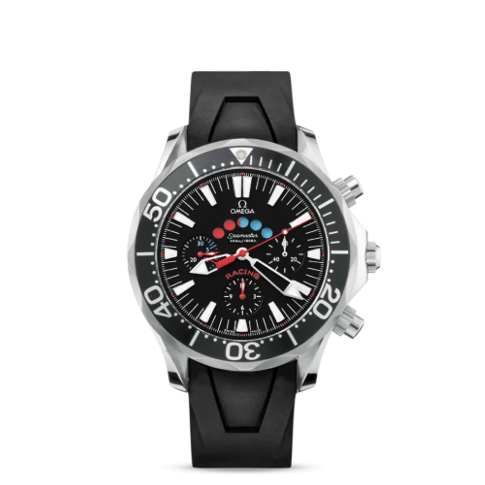 Omega Seamaster Diver 300M Automatic 44 Racing Chronometer Stainless Steel / Black / Rubber