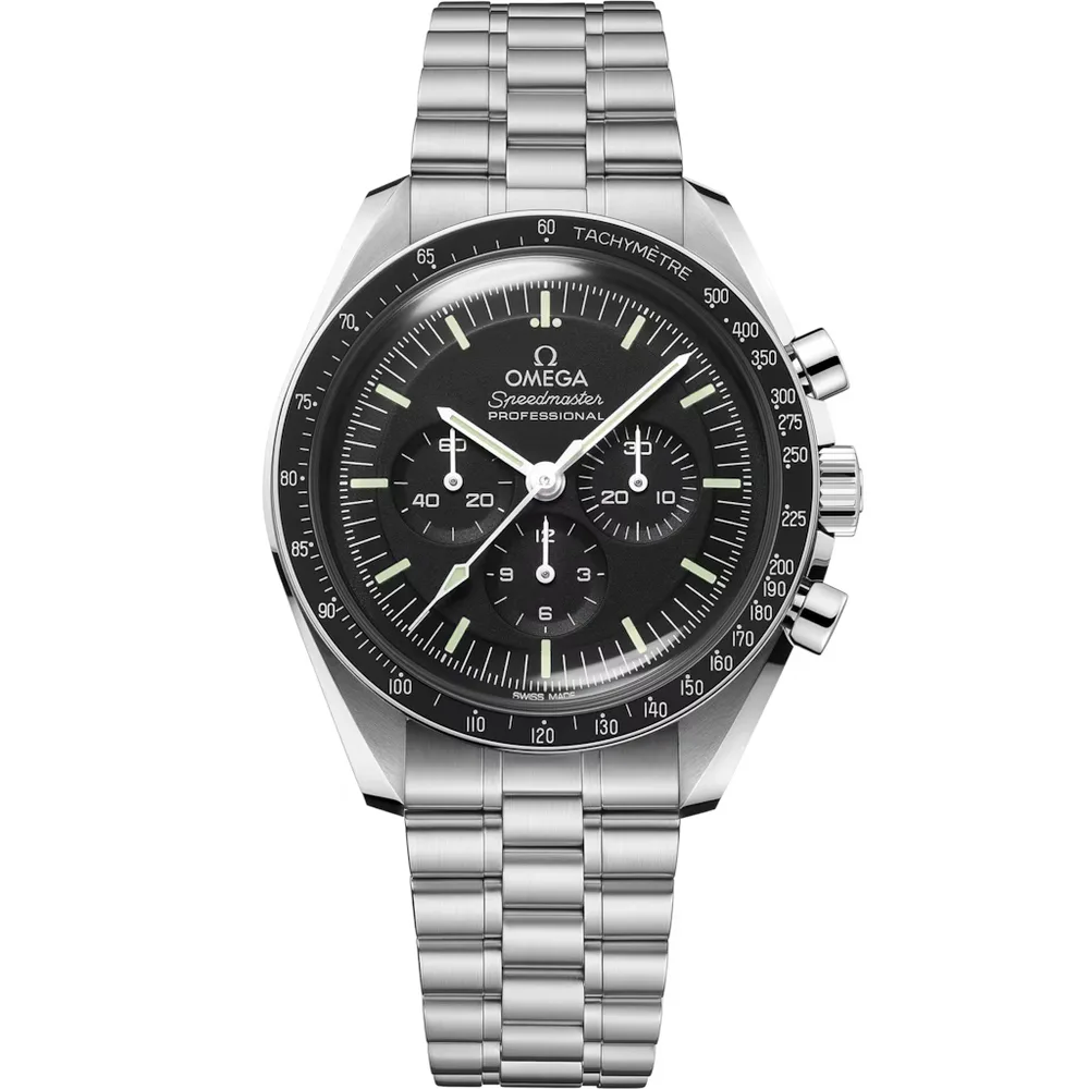 Omega Speedmaster Moonwatch Professional 42 mm, steel on steel